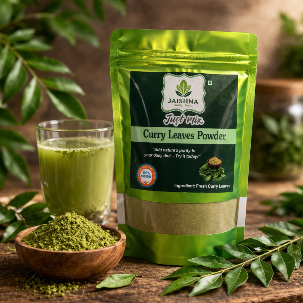 Just Mix Curry Leaf Powder – Hair Growth & Flavour Boost