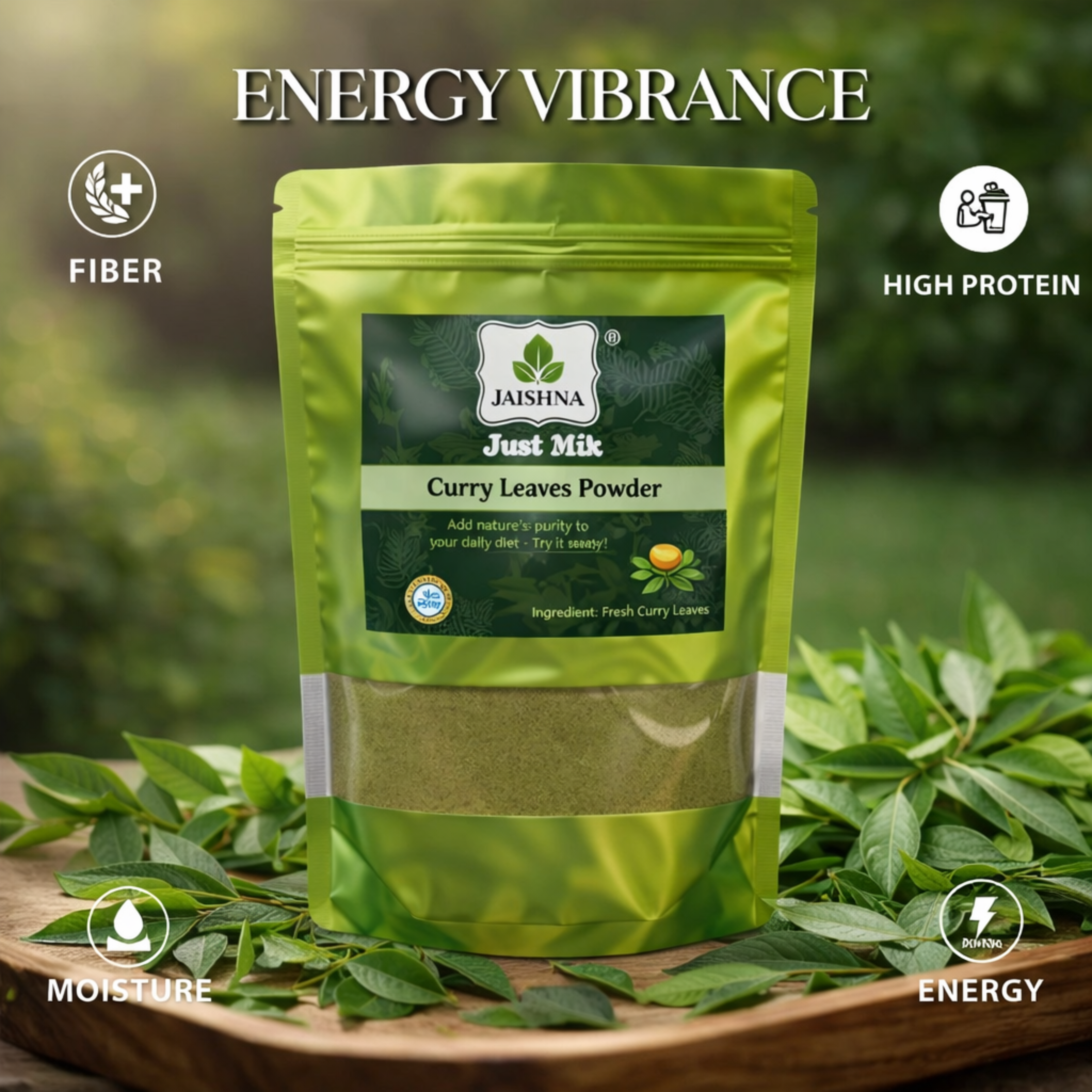 Just Mix Curry Leaf Powder – Hair Growth & Flavour Boost