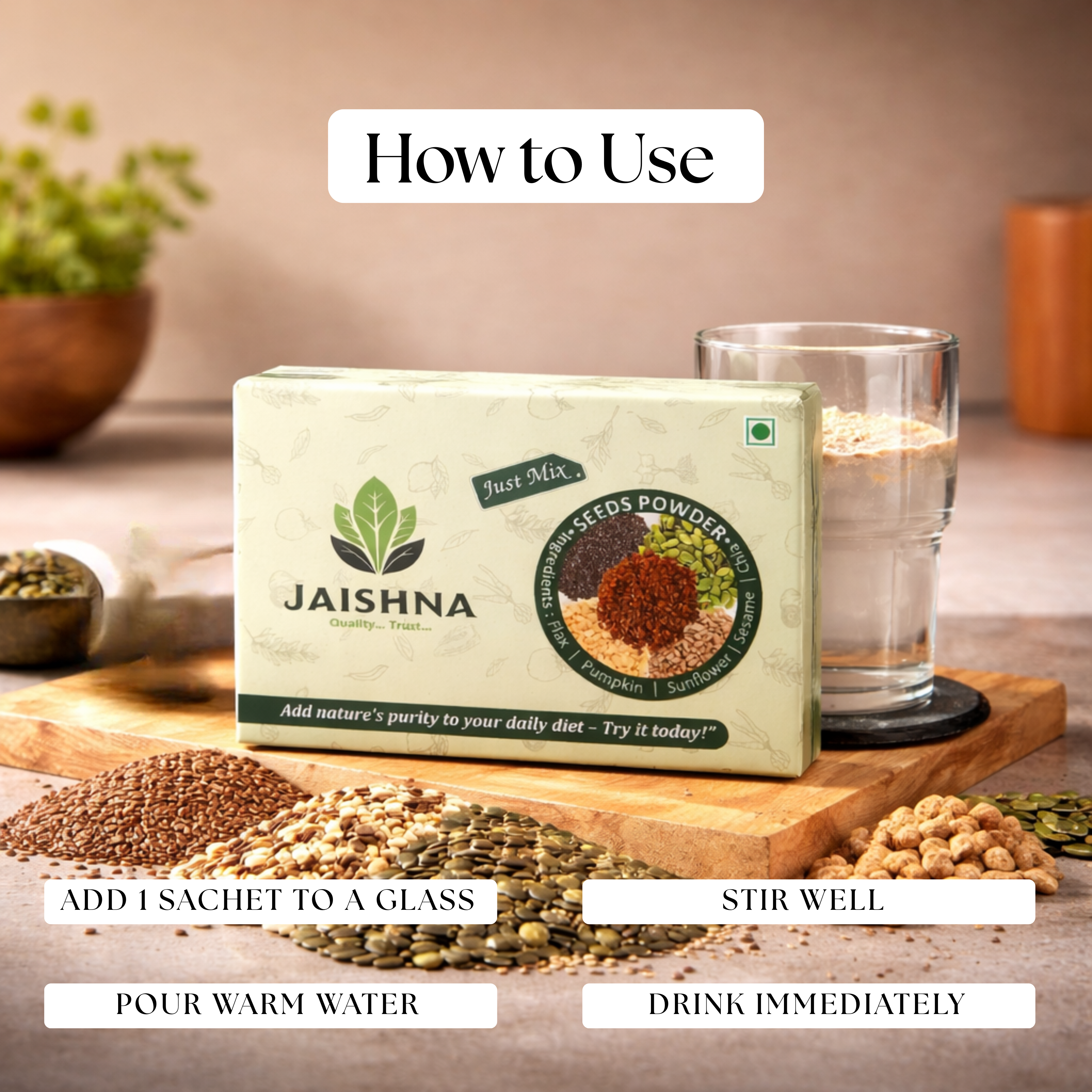 Seeds Powder – Fibre-Rich Daily Nutrition & Wellness Mix