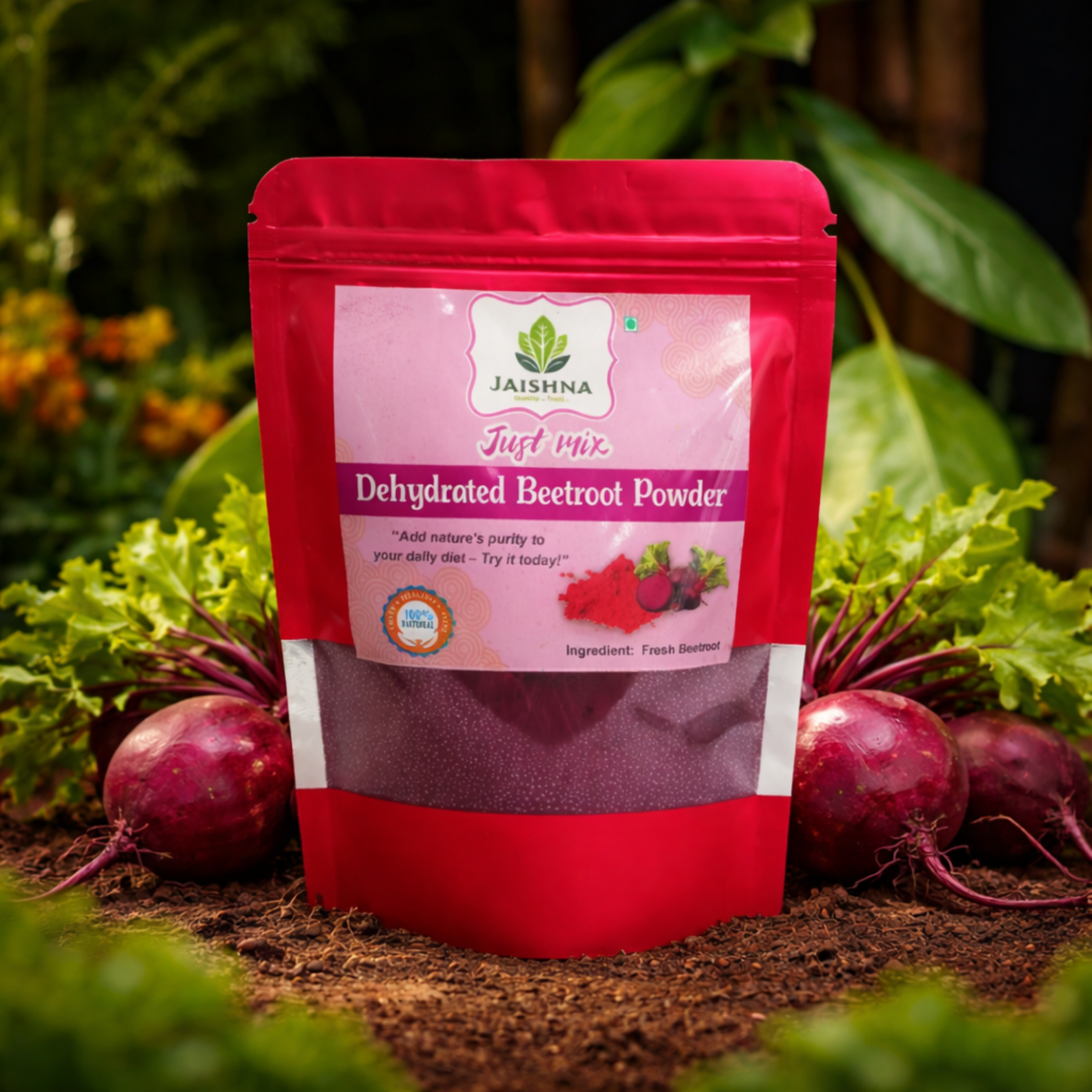 Just Mix Pure Beetroot Powder Box Pack – Iron & Stamina Booster