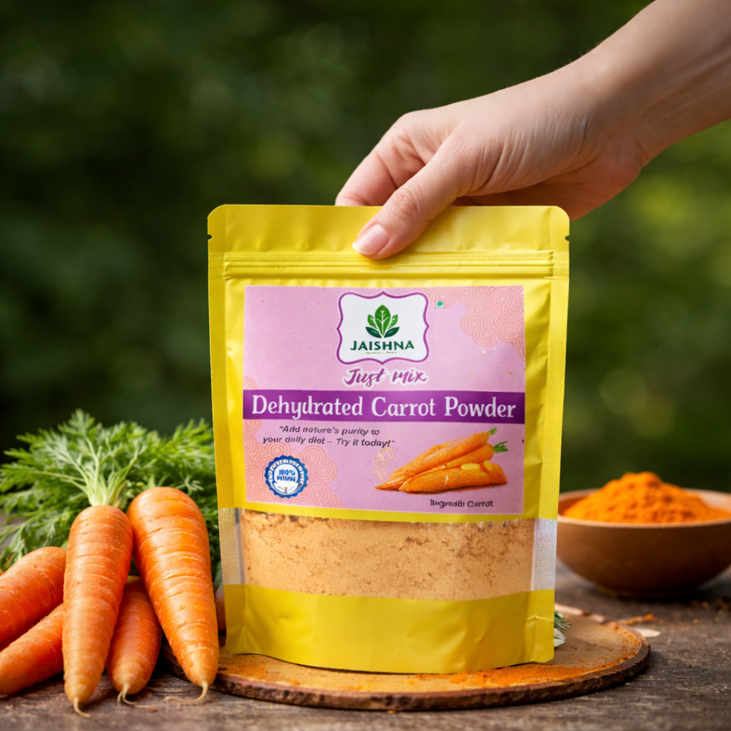 Just Mix Pure Carrot Powder – Vitamin A Glow Booster